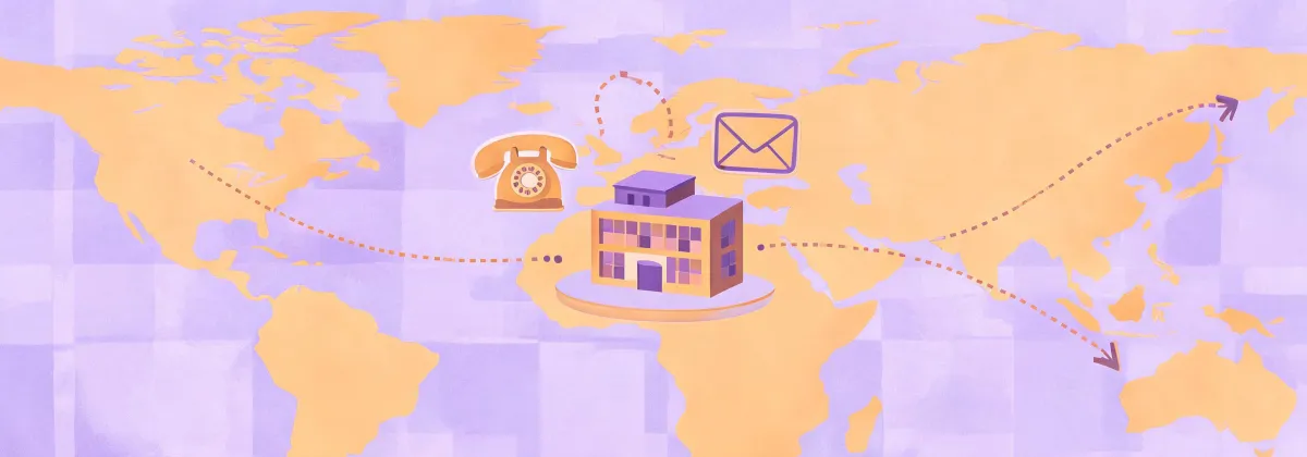 Legrand lighting support office map illustration