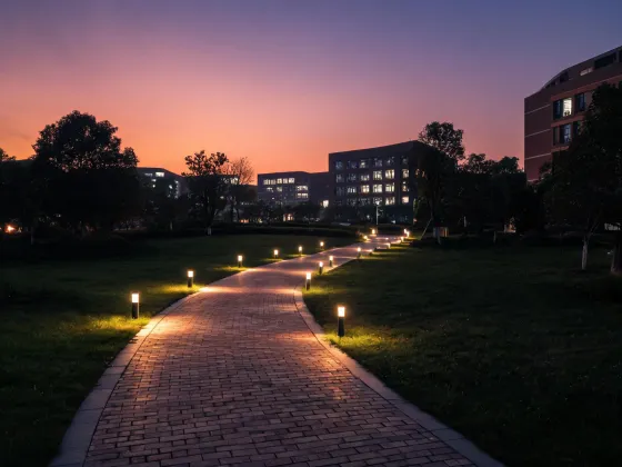 Outdoor pedestrian lighting